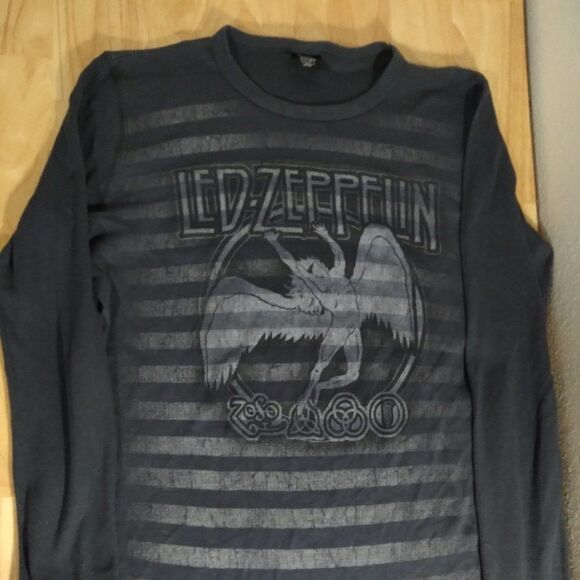 Vintage 00s Led Zeppelin Long Sleeve Thermal Shirt - Picture 2 of 7